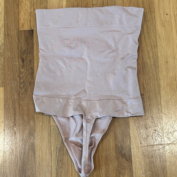 Victoria's Secret | Strapless Shapewear Bodysuit in Beige - Picture 6 of 13
